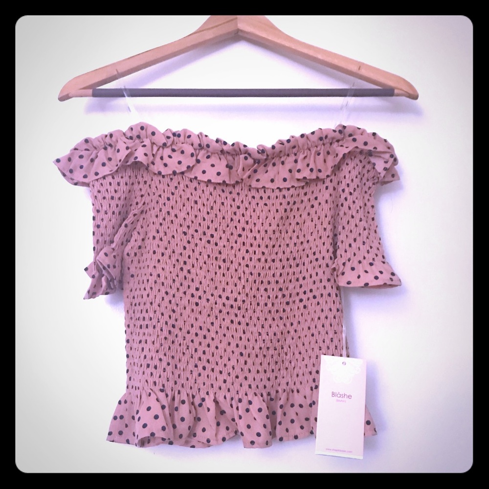 NWT!!!  Off the Shoulder Cropped Top!!!
